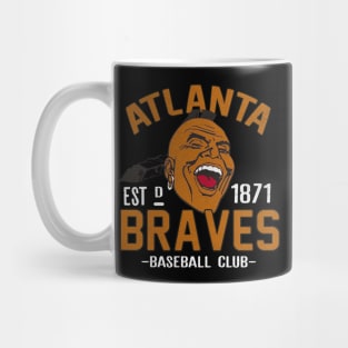 Old Style Atlanta Braves 3 by Buck Tee Mug